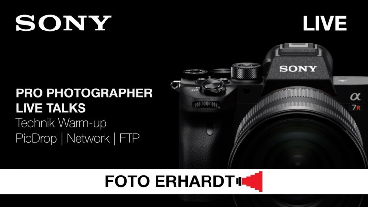 SONY Pro-Photographer Live Talks Technik Warm-up: PicDrop / Network / FTP